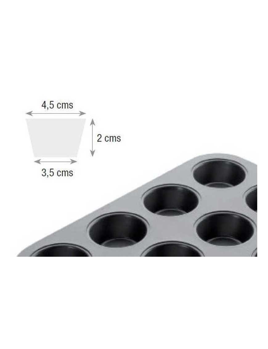 Molde 12 cavidades para mini muffins