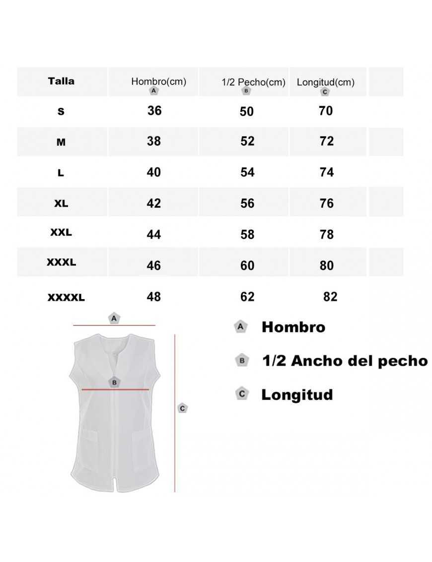 Casaca Señora Sin Mangas Blanco...