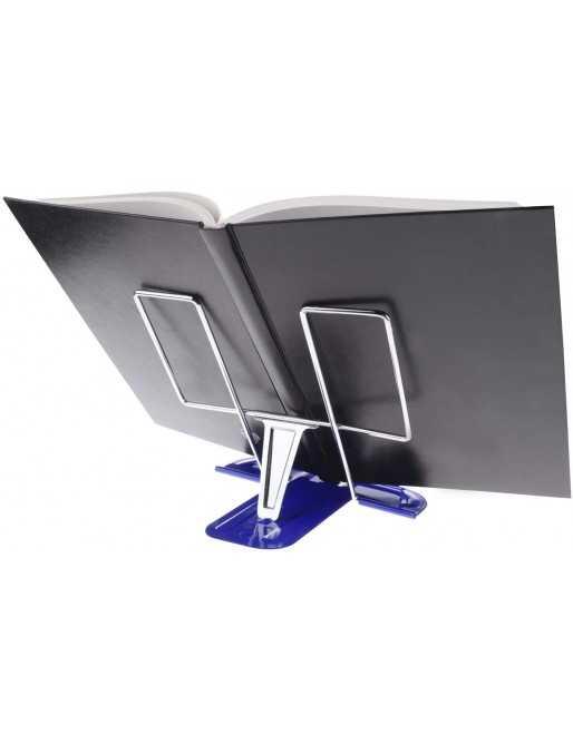 Atril de Escritorio Metálico de 3 Inclinaciones azul 16 x 16.3 x 17 cm