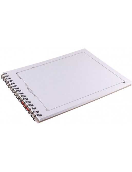 Block de Dibujo con Recuadro, 20 hojas de 130grs - 33x23 cm