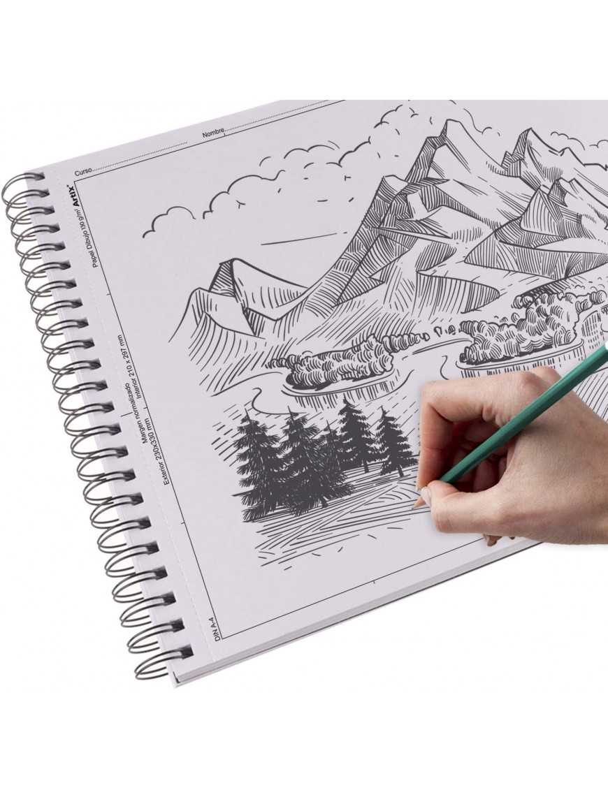 Block de Dibujo con Recuadro, 20...