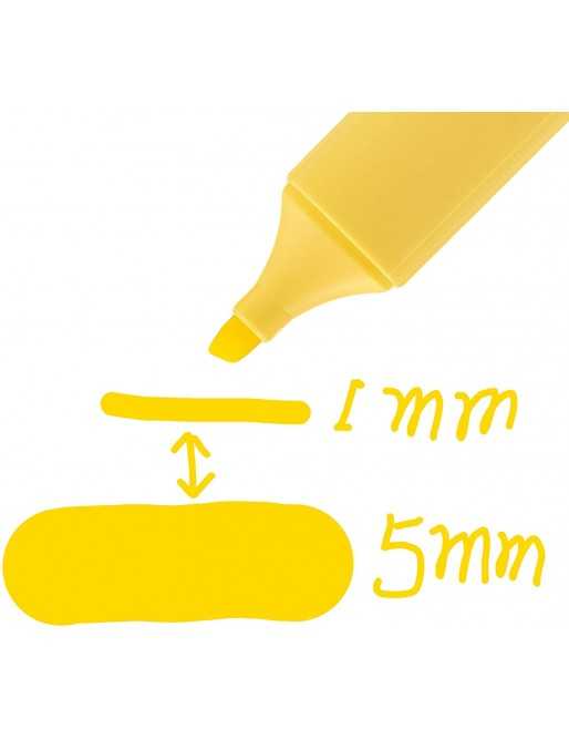 6 Subrayadores Color Fluorescente Marcadores Fluorescentes Multicolor Punta Biselada