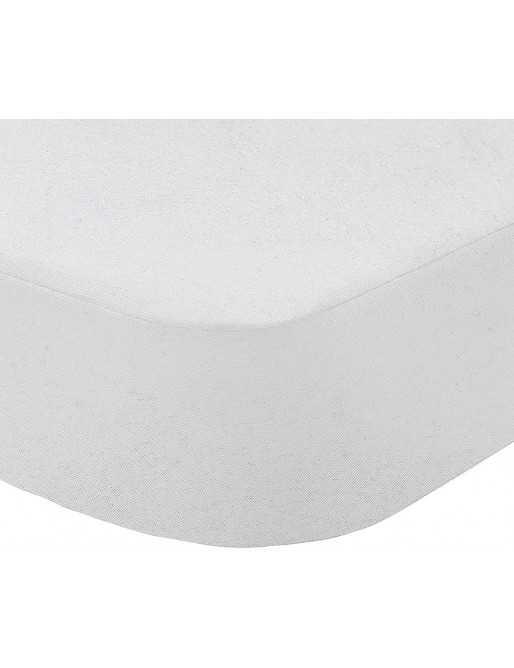 Sábana Bajera Impermeable Transpirable Antiácaro 100% Algodón