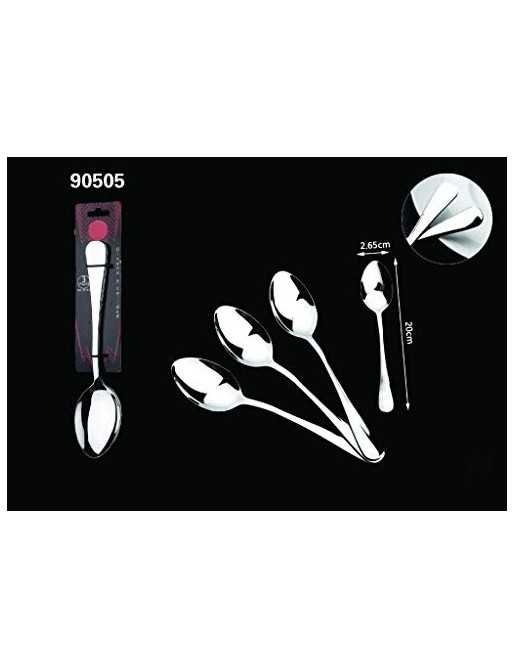 Mr. Spoon 6 cucharas soperas Acero INOX. Colección Minimal 20 x 4,4 cm
