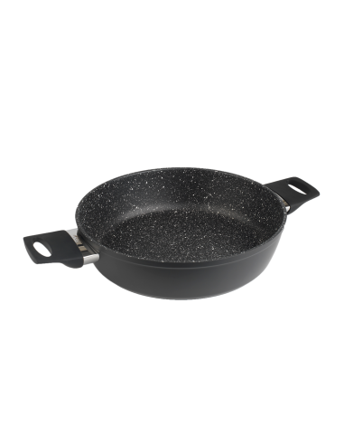 Cazuela baja aluminio forjado piedra