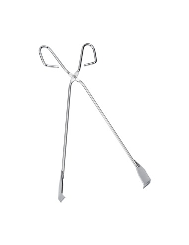 Tenacilla cromada Barbacoa 38 cm
