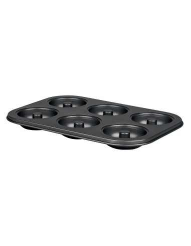 Bandeja 6 mouldes donuts antiadherente
