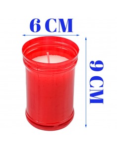 Pack 2 Velones Mediano Rojo... 2