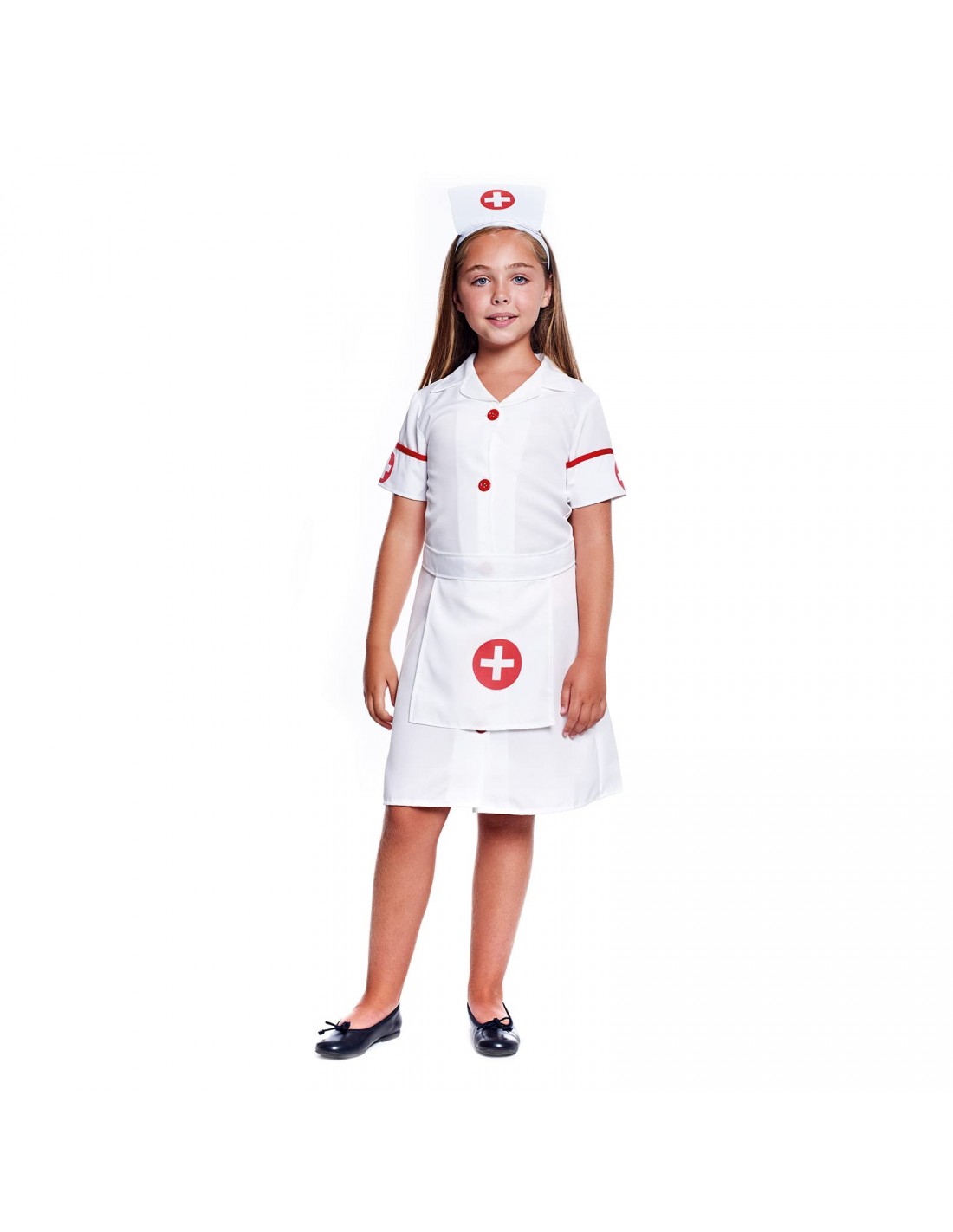 exilio Arado diferente a Disfraz Enfermera Infantil - Vestido para Carnaval/Cosplay | Hansel Home
