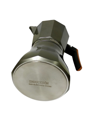 Cafetera Aluminio Fondo Liso Induccion