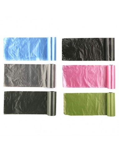 Yommy® Bolsas para excrementos de Perro con dispensador y Clip para Correa Multicolor  20+2 Rollos, 300+30 Bolsas 