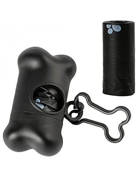 Yommy® Bolsas para excrementos de Perro con dispensador y Clip para Correa Multicolor  20+2 Rollos, 300+30 Bolsas 