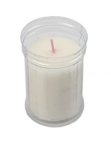 H HANSEL HOME Pack 24 Velones Mediano Blanco Velón Votivo Vela Blanca 9 x 6 cm