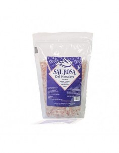 Sal Rosa del Himalaya 100% Natural Sazonar y Cocinar Sin Refinar Sin Aditivos - Sal Rosa del Himalaya Gruesa 1Kg