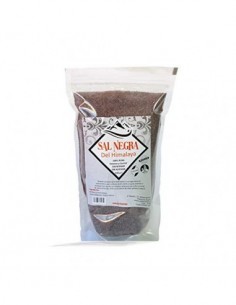 Sal Negra del Himalaya 100% Natural Sazonar y Cocinar Sin Refinar Sin Aditivos - Sal Negra del Himalaya Fina 1Kg
