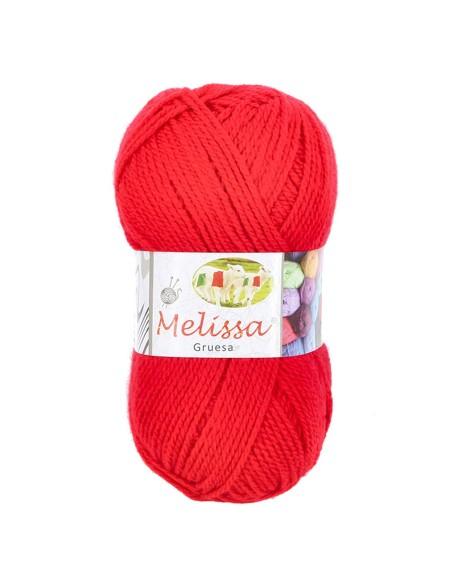 Melissa Hilo 100% Acrilico Ovillo de Lana Gruesa 115m 100g  Para DIY Tejer y Ganchillo, Certificado OEKO-TEX