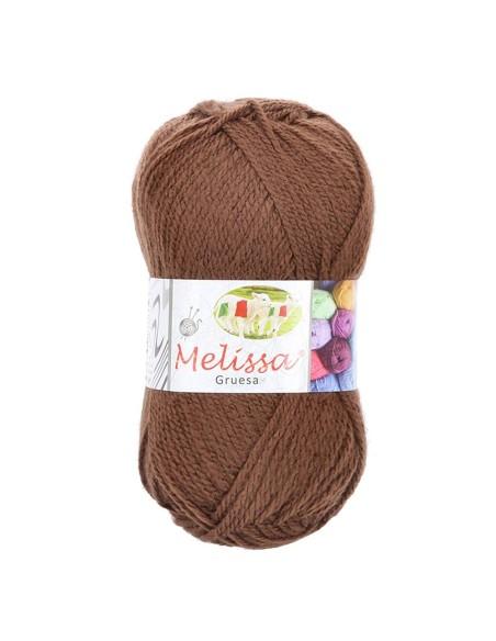 Melissa Hilo 100% Acrilico Ovillo de Lana Gruesa 115m 100g  Para DIY Tejer y Ganchillo, Certificado OEKO-TEX