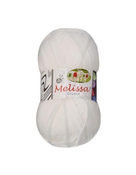 Melissa Hilo 100% Acrilico Ovillo de Lana Gruesa 115m 100g  Para DIY Tejer y Ganchillo, Certificado OEKO-TEX