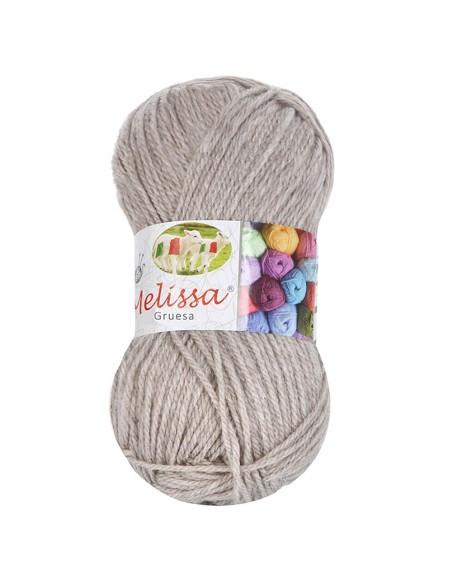 Melissa Hilo 100% Acrilico Ovillo de Lana Gruesa 115m 100g  Para DIY Tejer y Ganchillo, Certificado OEKO-TEX