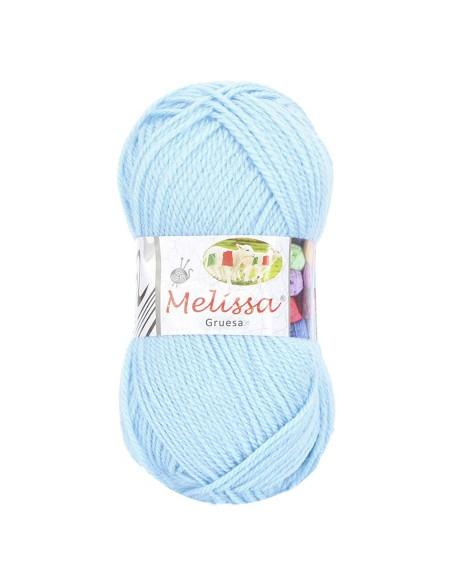Melissa Hilo 100% Acrilico Ovillo de Lana Gruesa 115m 100g  Para DIY Tejer y Ganchillo, Certificado OEKO-TEX