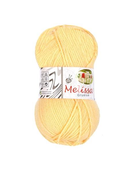 Melissa Hilo 100% Acrilico Ovillo de Lana Gruesa 115m 100g  Para DIY Tejer y Ganchillo, Certificado OEKO-TEX