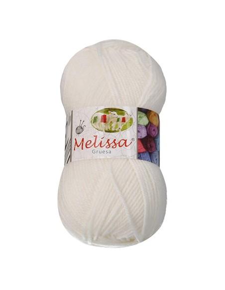 Melissa Hilo 100% Acrilico Ovillo de Lana Gruesa 115m 100g  Para DIY Tejer y Ganchillo, Certificado OEKO-TEX