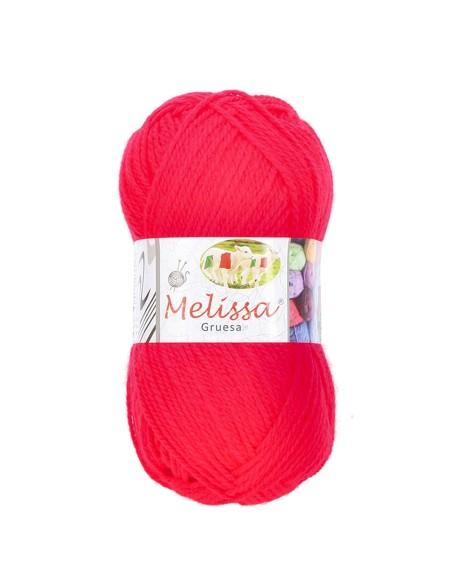 Melissa Hilo 100% Acrilico Ovillo de Lana Gruesa 115m 100g  Para DIY Tejer y Ganchillo, Certificado OEKO-TEX