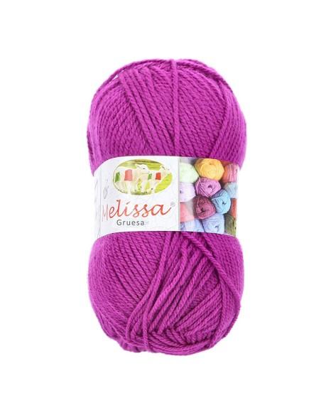 Melissa Hilo 100% Acrilico Ovillo de Lana Gruesa 115m 100g  Para DIY Tejer y Ganchillo, Certificado OEKO-TEX