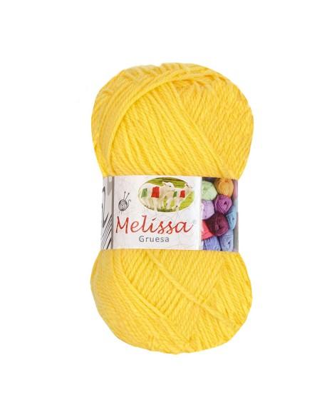 Melissa Hilo 100% Acrilico Ovillo de Lana Gruesa 115m 100g  Para DIY Tejer y Ganchillo, Certificado OEKO-TEX