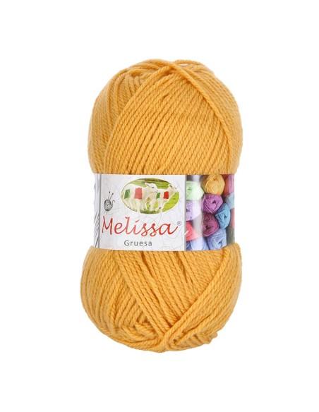 Melissa Hilo 100% Acrilico Ovillo de Lana Gruesa 115m 100g  Para DIY Tejer y Ganchillo, Certificado OEKO-TEX