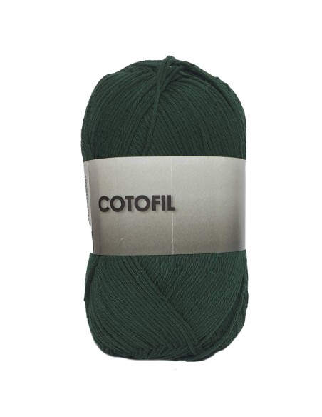 Hilo Ovillo de Cotofil 100% Algodón perfecto para DIY y tejer a mano 100 g, aprox. 250 metros