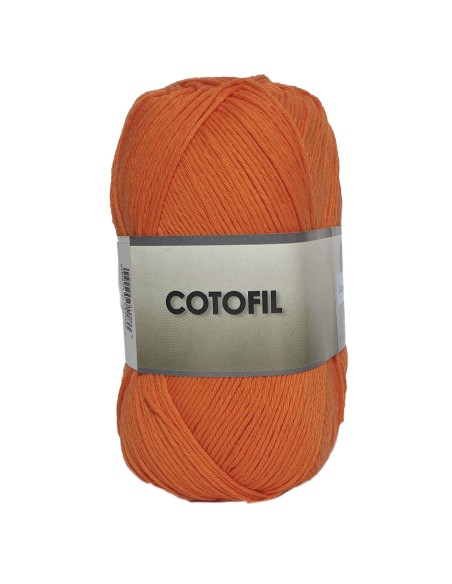 Hilo Ovillo de Cotofil 100% Algodón perfecto para DIY y tejer a mano 100 g, aprox. 250 metros