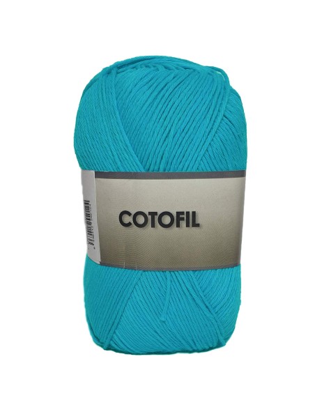 Hilo Ovillo de Cotofil 100% Algodón perfecto para DIY y tejer a mano 100 g, aprox. 250 metros