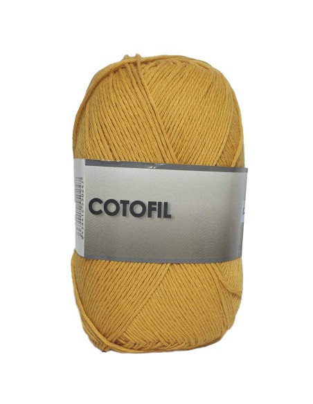 Hilo Ovillo de Cotofil 100% Algodón perfecto para DIY y tejer a mano 100 g, aprox. 250 metros
