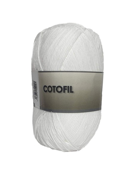 Hilo Ovillo de Cotofil 100% Algodón perfecto para DIY y tejer a mano 100 g, aprox. 250 metros
