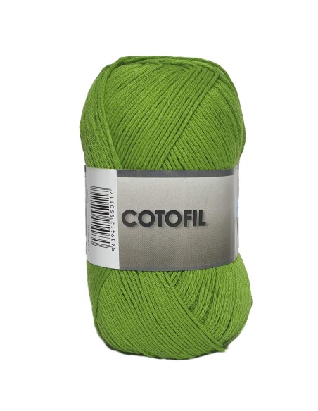 Hilo Ovillo de Cotofil 100% Algodón perfecto para DIY y tejer a mano 100 g, aprox. 250 metros