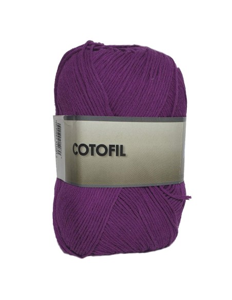 Hilo Ovillo de Cotofil 100% Algodón perfecto para DIY y tejer a mano 100 g, aprox. 250 metros