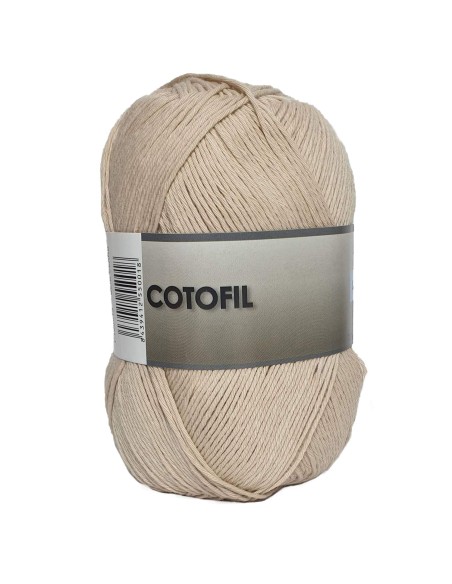 Hilo Ovillo de Cotofil 100% Algodón perfecto para DIY y tejer a mano 100 g, aprox. 250 metros