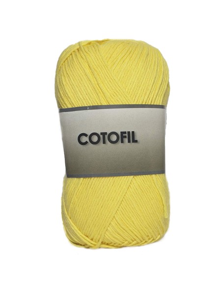 Hilo Ovillo de Cotofil 100% Algodón perfecto para DIY y tejer a mano 100 g, aprox. 250 metros