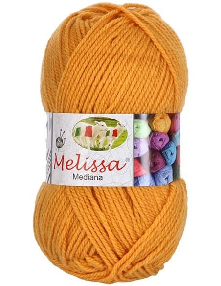 Melissa Hilo 100% Acrilico Ovillo de Lana Mediana 200m 100g para DIY Tejer y Ganchillo, Certificado OEKO-TEX Standard 100