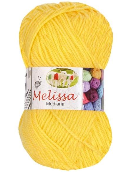 Melissa Hilo 100% Acrilico Ovillo de Lana Mediana 200m 100g para DIY Tejer y Ganchillo, Certificado OEKO-TEX Standard 100
