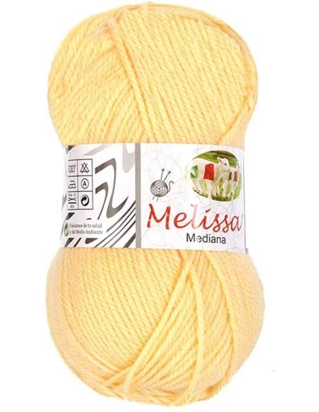 Melissa Hilo 100% Acrilico Ovillo de Lana Mediana 200m 100g para DIY Tejer y Ganchillo, Certificado OEKO-TEX Standard 100