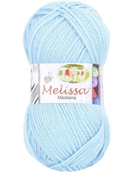 Melissa Hilo 100% Acrilico Ovillo de Lana Mediana 200m 100g para DIY Tejer y Ganchillo, Certificado OEKO-TEX Standard 100