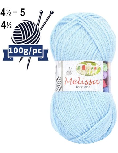  Hilo de lana gruesa de 7.05 oz - Lana merina australiana -  Tejido - Tejido - Crochet - Decoración - Proyectos textiles - Tienda de  suministros para manualidades Be Creative (azul claro) : Arte y Manualidades