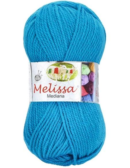 Melissa Hilo 100% Acrilico Ovillo de Lana Mediana 200m 100g para DIY Tejer y Ganchillo, Certificado OEKO-TEX Standard 100