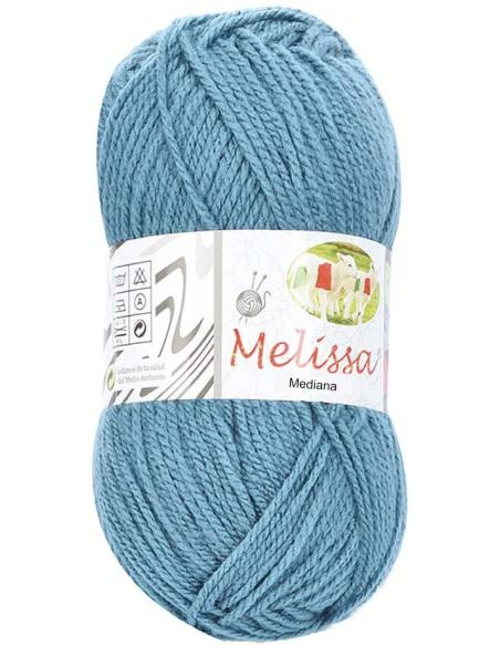 Melissa Hilo 100% Acrilico Ovillo de Lana Mediana 200m 100g para DIY Tejer y Ganchillo, Certificado OEKO-TEX Standard 100