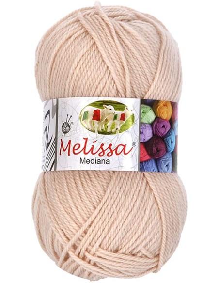 Melissa Hilo 100% Acrilico Ovillo de Lana Mediana 200m 100g para DIY Tejer y Ganchillo, Certificado OEKO-TEX Standard 100