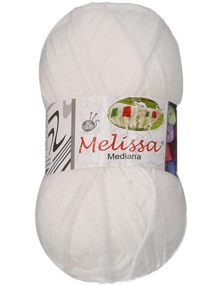 Melissa Hilo 100% Acrilico Ovillo de Lana Mediana 200m 100g para DIY Tejer y Ganchillo, Certificado OEKO-TEX Standard 100