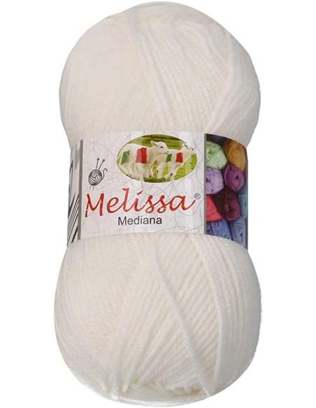 Melissa Hilo 100% Acrilico Ovillo de Lana Mediana 200m 100g para DIY Tejer y Ganchillo, Certificado OEKO-TEX Standard 100