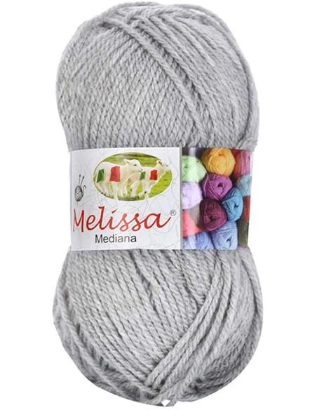 Melissa Hilo 100% Acrilico Ovillo de Lana Mediana 200m 100g para DIY Tejer y Ganchillo, Certificado OEKO-TEX Standard 100